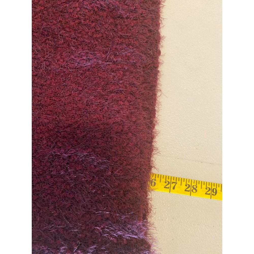 NWT Lauren Conrad Burgundy Textured Long-Sleeve Sweater XL - Picture 7 of 9